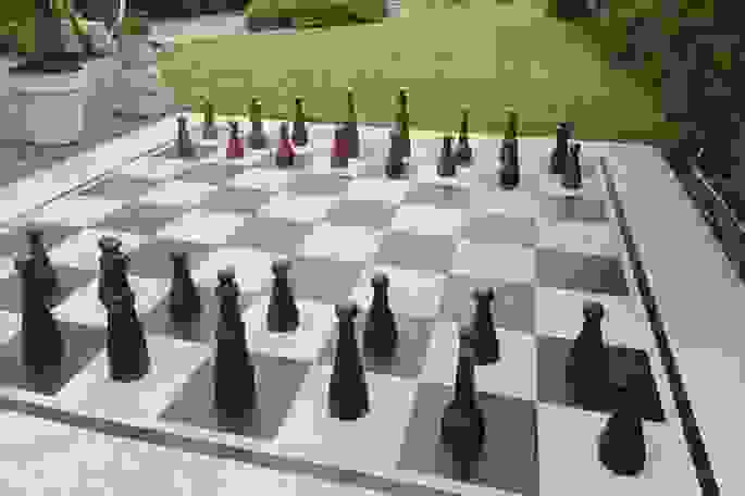 Vintage and adults hotel Carlton-Europe Interlaken outdoor chess